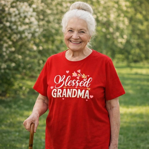Tops - Blessed Grandma T-Shirt